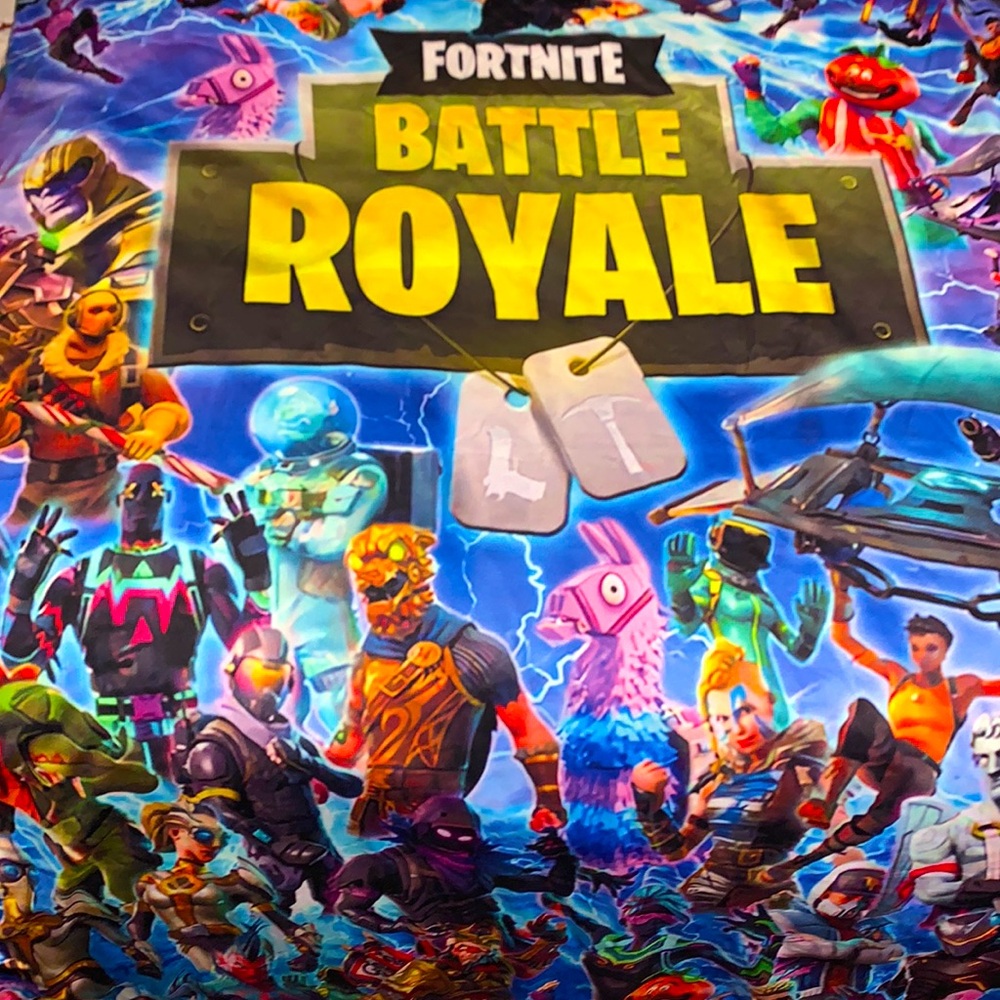 fortnite kids throw blanket